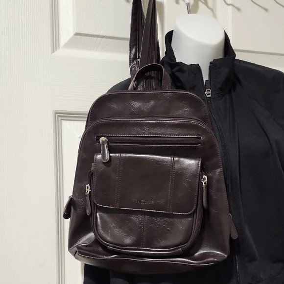 Via Roma Brown back pack - Picture 1 of 9